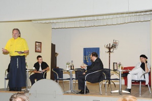 Theatergruppe Augustin Flyer "Pension Schöller"