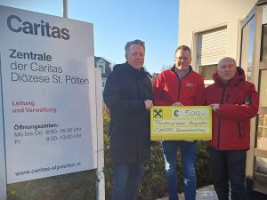 Spendenübergabe an Caritas Demenzberatung